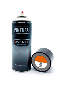 Tradineur - Bote de Pintura en Spray - Fabricado en España - Ideal para cualquier superficie, Madera, Metal, Cartón, Piedra o Ce