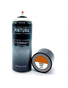 Tradineur - Bote de Pintura en Spray - Fabricado en España - Ideal para cualquier superficie, Madera, Metal, Cartón, Piedra o Ce