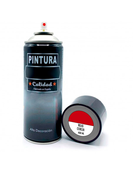 Tradineur - Bote de Pintura en Spray - Fabricado en España - Ideal para cualquier superficie, Madera, Metal, Cartón, Piedra o Ce