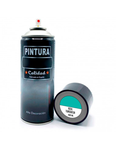 Tradineur - Bote de Pintura en Spray - Fabricado en España - Ideal para cualquier superficie, Madera, Metal, Cartón, Piedra o Ce