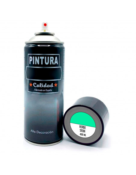 Tradineur - Bote de Pintura en Spray - Fabricado en España - Ideal para cualquier superficie, Madera, Metal, Cartón, Piedra o Ce
