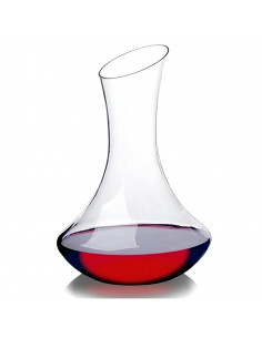 Tradineur - Decantador de vino, vidrio sodalime, modelo Celebration, dispensador, jarra, oxigenador, aireador para vino tinto o