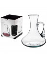 Tradineur - Decantador de vino recto con asa, vidrio, modelo Sofía, dispensador, jarra, oxigenador, aireador para vino tinto o b