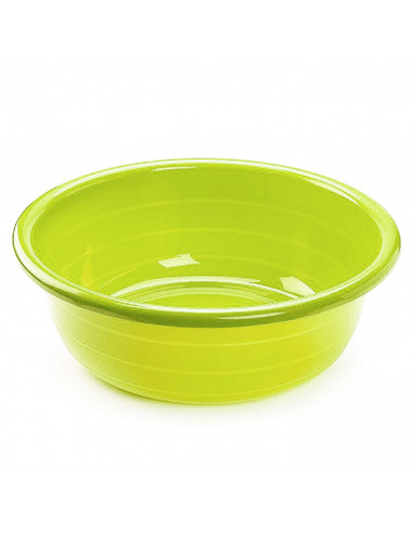 Tradineur - Barreño de plástico redondo con capacidad para 20 litros 48.8 x 17 cm (diámetro x alto) color surtido tina pilón cub