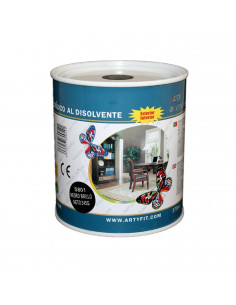 Paintusa - Bote de pintura esmalte negro brillo S811 375 ml válido para interior y exterior