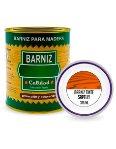 Tradineur - Bote de Barniz para Madera - Fabricado en España - Ideal para todo tipo de Maderas, vigas, cerchas, marcos, etc. - C