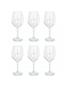 Tradineur - Set de 6 copas de cristal, modelo Sensation, servir vino, champán, elegantes, aptas para lavavajillas (47 cl - 21 x