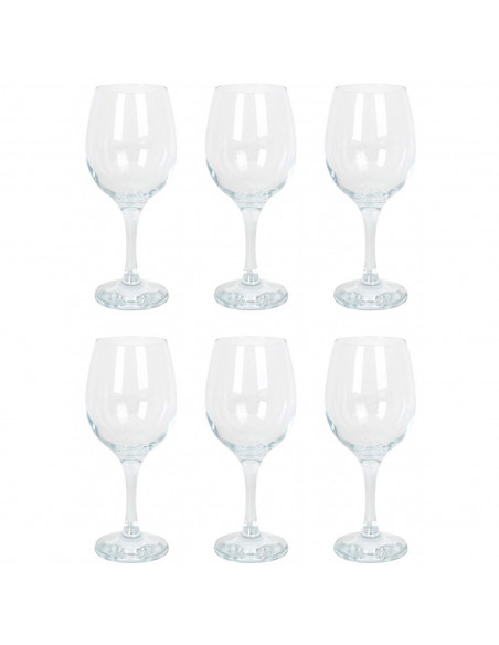 Tradineur - Set de 6 copas de cristal, modelo Sensation, servir vino, champán, elegantes, aptas para lavavajillas (47 cl - 21 x