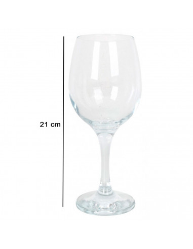Tradineur - Set de 6 copas de cristal, modelo Sensation, servir vino, champán, elegantes, aptas para lavavajillas (47 cl - 21 x