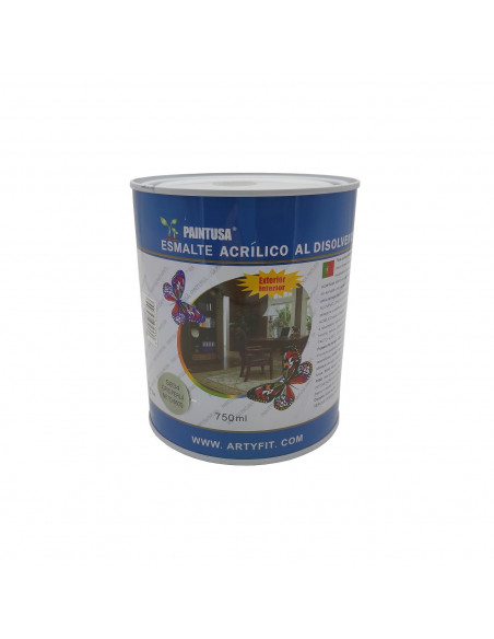 Paintusa - Bote de pintura esmalte color gris perla S834 750 ml, válida para todo tipo de superficies de interior y exterior