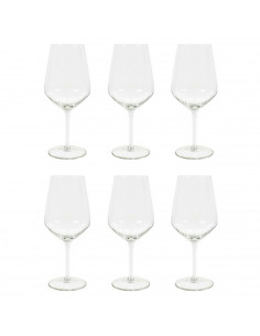 Tradineur - Set de 6 copas de cristal, modelo Aristo, servir vino, champán, elegantes, aptas para lavavajillas (53 cl - 21,5 x 9