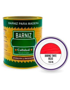 Tradineur - Bote de Barniz para Madera - Fabricado en España - Ideal para todo tipo de Maderas, vigas, cerchas, marcos, etc. - C