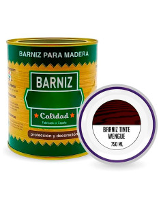 Tradineur - Bote de Barniz para Madera - Fabricado en España - Ideal para todo tipo de Maderas, vigas, cerchas, marcos, etc. - C