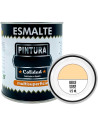 Tradineur - Bote de Pintura Esmalte - Fabricado en España - Ideal para cualquier superficie, Madera, Plástico, Cristal o Cemento