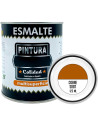 Tradineur - Bote de Pintura Esmalte - Fabricado en España - Ideal para cualquier superficie, Madera, Plástico, Cristal o Cemento