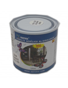 Paintusa -  Bote de barniz esmalte acrilico S828 125 ml, válido para multitud de tipos de maderas de interior y exterior. Esmalt