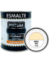 Tradineur - Bote de Pintura Esmalte - Fabricado en España - Ideal para cualquier superficie, Madera, Plástico, Cristal o Cemento