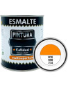 Tradineur - Bote de Pintura Esmalte - Fabricado en España - Ideal para cualquier superficie, Madera, Plástico, Cristal o Cemento