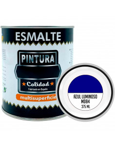 Tradineur - Bote de Pintura Esmalte - Fabricado en España - Ideal para cualquier superficie, Madera, Plástico, Cristal o Cemento