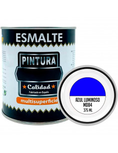 Tradineur - Bote de Pintura Esmalte - Fabricado en España - Ideal para cualquier superficie, Madera, Plástico, Cristal o Cemento