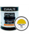 Tradineur - Bote de Pintura Esmalte - Fabricado en España - Ideal para cualquier superficie, Madera, Plástico, Cristal o Cemento