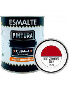 Tradineur - Bote de Pintura Esmalte - Fabricado en España - Ideal para cualquier superficie, Madera, Plástico, Cristal o Cemento