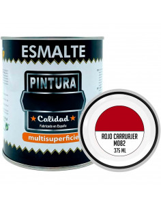 Tradineur - Bote de Pintura Esmalte - Fabricado en España - Ideal para cualquier superficie, Madera, Plástico, Cristal o Cemento