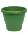 Pamex - Maceta de plástico mediterránea 80 litros de capacidadcolor verde 60 x 47 cm (diámetro x altura) tiesto ideal para inter