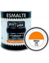 Tradineur - Bote de Pintura Esmalte - Fabricado en España - Ideal para cualquier superficie, Madera, Plástico, Cristal o Cemento