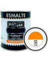 Tradineur - Bote de Pintura Esmalte - Fabricado en España - Ideal para cualquier superficie, Madera, Plástico, Cristal o Cemento