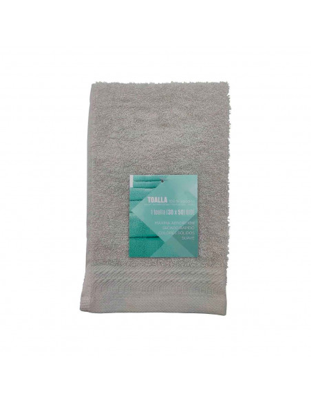 Rams - Pack 4 toallas de bidé 100% algodón color gris 30 x 50 cm (ancho x largo) tacto suave toalla pequeña tamaño bidé