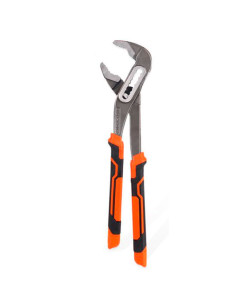 Tradineur - Alicate pico de loro, extensible y ergonómico, alicates cobra de alta resistencia con mango antideslizante, acero y