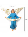 Tradineur - Figura de ángel para Belén, durexina, adorno para nacimiento, portal, pesebre, Navidad, decoración tradicional - 7 c