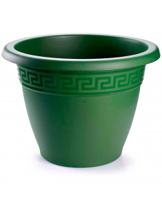 Tradineur - Maceta Redonda "Terracota" - Fabricado en Plástico - Macetero apto para Exterior e Interior del hogar - Ø 35 cm - Co