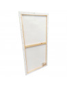 Lienzo para pintar 40 x 80 cm. Lienzo en blanco, preestirado, enmarcado, listones, apto para todo tipo de pinturas, óleo, acríli
