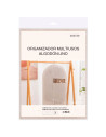 Tradineur - Funda de algodón para traje, incluye cremallera y ventana, transpirable, almacenamiento de ropa, abrigos, chaquetas,