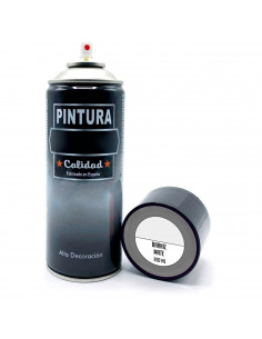 Tradineur - Bote de Pintura en Spray - Fabricado en España - Ideal para cualquier superficie, Madera, Metal, Cartón, Piedra o Ce