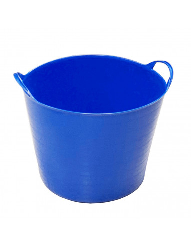 Pamex - Capazo cubo para uso alimentario fabricado con polietileno resistente 42 litros de capacidad 44 x 33 cm (diámetro x altu