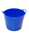 Pamex - Capazo cubo para uso alimentario fabricado con polietileno resistente 42 litros de capacidad 44 x 33 cm (diámetro x altu