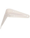 Tradineur - Pack de 2 soportes de esquina para estantes - Fabricado en Metal - Asegura Estabilidad y resistencia - 350 x 400 mm