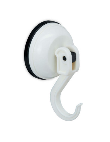 Tradineur - Pack de 2 Ganchos para Pared con ventosas para la bañera - Fabricado de Plástico - Accesorio y artículo para bañera
