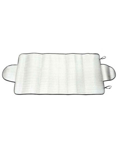 Tradineur - Protector para parabrisas de coche, parasol de aluminio, funda antihielo, protección rayos UV, válido para invierno