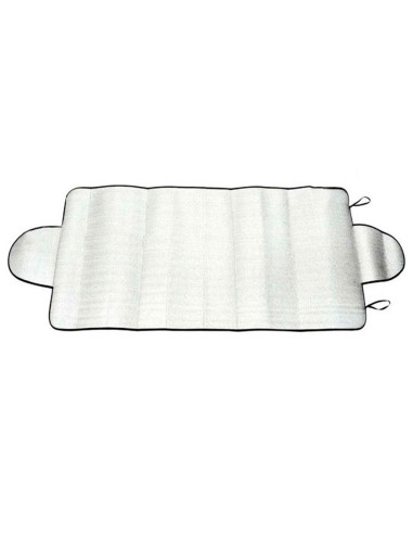 Tradineur - Protector para parabrisas de coche, parasol de aluminio, funda antihielo, protección rayos UV, válido para invierno