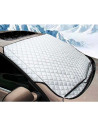 Tradineur - Protector para parabrisas de coche, parasol de aluminio, funda antihielo, protección rayos UV, válido para invierno