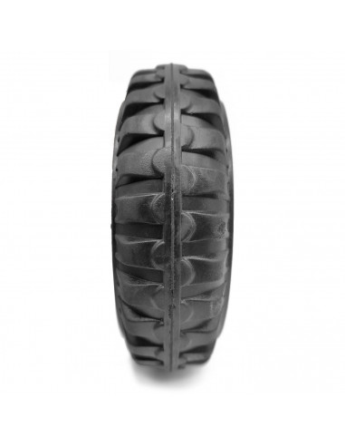 Tradineur - Rueda para carretilla de 15 cm de diámetro y 4,5 cm de grosor especial para pavimentos de difícil acceso, neumático