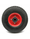 Tradineur - Rueda neumática para carretilla de 26 cm de diámetro y 8,5 cm de grosor. Neumático para carretillas para distintos t