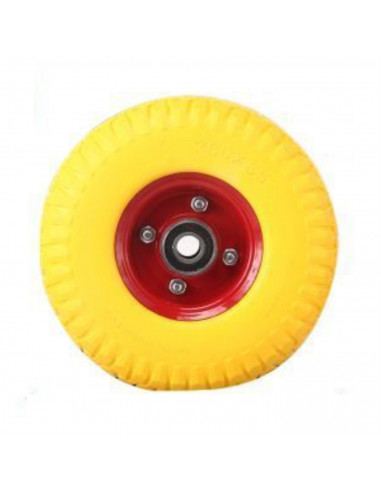 Tradineur - Rueda neumática para carretilla de 26 cm de diámetro y 8,5 cm de grosor. Neumático para carretillas para distintos t
