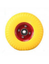 Tradineur - Rueda neumática para carretilla de 26 cm de diámetro y 8,5 cm de grosor. Neumático para carretillas para distintos t
