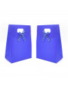 Pack de 12 bolsas para regalo de diferentes y alegres colores, de 26 x 19,3 cm, Juego de 12 saquitos para entregar regalos, con