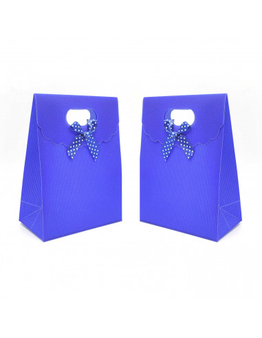 Pack de 12 bolsas para regalo de diferentes y alegres colores, de 16,5 x 12,4 cm, Juego de 12 saquitos para entregar regalos, co